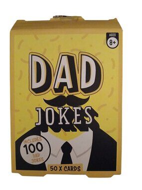 Dad Jokes 50 cards both sides have dad jokes ages 8+